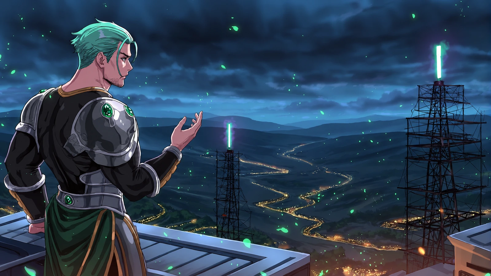 King Frost detecting the returning signals across a silent modern world